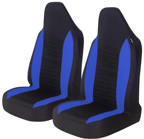 Autositzbezug für Renault Twingo ZOE Sitzbezüge Set für die Vordersitze Auto-Schonbezüge Sitzschoner-Auto,C-Blue