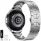OTOPO Metall Armband for Galaxy Watch 4/6 Classic 47mm 46mm 43mm 42mm, Watch 7 6 5 4 FE Armband 40mm 44mm, Keine Lücke Metallarmband Edelstahl Armband for Galaxy Watch 4 5 6 7 Männer Frauen Silber