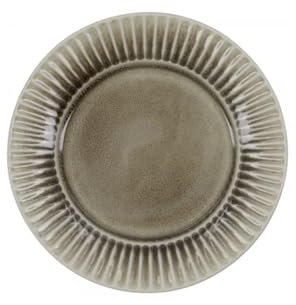 House Doctor Teller, HDPleat, Grau/braun, h: 2 cm, Dia: 22 cm