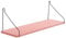 HSTWODE Wandregal Holz Regal Wand Küchenregal Schweberegal Wandboard Bücherregal Hängend, Deko für Küche Kinderzimmer Wohnzimmer Badezimmer (Rosa, große)