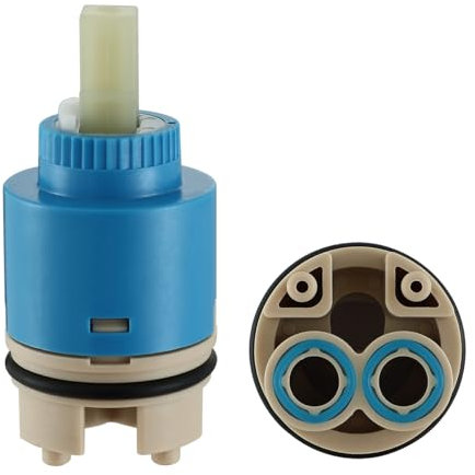 Muxios 35MM Tap Cartridge, Ceramic Faucet Cartridge, Ceramic Disc Cartridg Valve, Mix Tap Inner Cartridge Replacement for Bathroom Kitchen Faucet