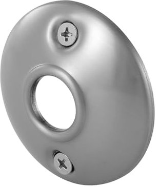 newliplace 2 Pack Brushed Nickel Door Knob Round Rosettes, Old Door Knob Rosettes Plate Replacement for Interior Doors