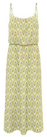 ONLY Damen Onlnova Life Vis Strap Maxi Dress AOP Maxikleid