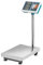 Plattformwaage 100 kg, Elektronische Industriewaage mit LCD, LED Display, Akku/Netzbetrieb, höhenverstellbare Standfüße, Überlastalarm, Edelstahl, für Lager & Industrie