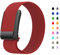 Generisch Lunar Straps atmungsaktives und verstellbares Nylon Sportband aus Nylon kompatibel mit Whoop 4.0 (Bugrundy Red)