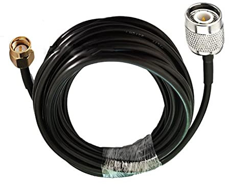 PIKETU TNC-Stecker auf SMA-Stecker, Koaxial-Verlängerungskabel, LMR195, 50 Ohm, 1 m, 300 cm, 5 m, 10 m, 15 m, 20 m, 30 m (2 m)