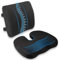 MORPAN Set, Cojín Silla Oficina y Cojín Lumbar Silla Oficina,para Coxis, de Espuma 100% viscoelástica con Correas Ajustables y Fundas Extras de Regalo. Ideal para largas Horas Sentado.