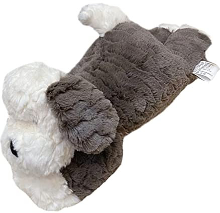 ibasenice Hundespielzeuge Plüschtier Kuscheltier Pummeluff Kuscheltier Weihnsgeschenke Plüschhund Für Weichnachts Kuscheltiere Welpe Plüsch Hund Heimdekoration Pp Baumwolle Grey Hundespielzeug Dackel