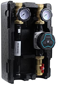 ENVIRON- EN003 Pumpengruppe mit Hocheffizienzpumpe | Ungemischt mit Absperrhahn | ohne Mischer (Environ Ecostar II 25/6)