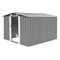 Verderoom Casetta da Giardino 257x298x178 cm in Metallo Grigio, Capanno Attrezzi, Casetta da Giardino, Capanno, Casetta da Esterno, Casetta Attrezzi, Box Giardino