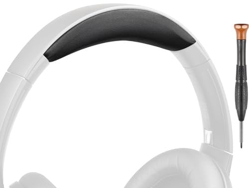 SOULWIT Replacement Headstrap Headband Pad Kit for OneOdio A10 Hybrid ANC Headphones, Easy DIY Installation - Black