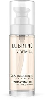 Vidermina Lubripiù Olio Idratante Intimo 30 ml – Sollievo Secchezza Vaginale – Con 5 Oli Biotecnologici Naturali, Rosa Mosqueta e Centella – Rapido Assorbimento