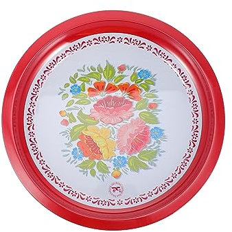ULTECHNOVO Plato Retro De Almacenamiento De Comida Diseño Vintage Para Eventos Reuniones y Decoración De Comida Para Festival y Celebraciones