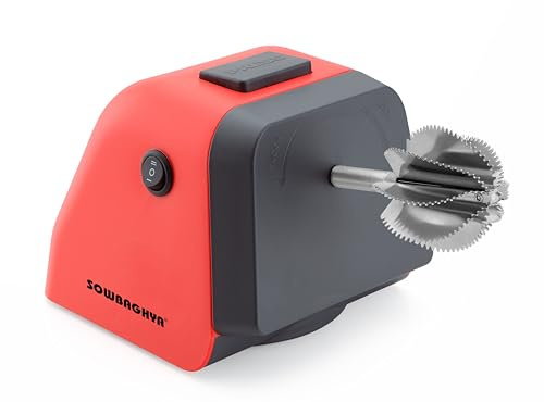 Sowbaghya Coco 2-in-1 Electric Coconut Scraper & Knife Sharpener | Powerful Motor | Fresh Coconut Grating at Home | Compact & Easy to Clean