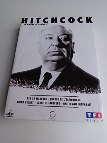 Coffret Hitchcock 5 DVD : Les 39 marches / 4 de l'espionnage / Agent secret / Jeune et innocent / Une femme disparaît [FR Import]