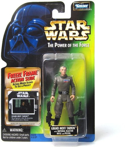 Star Wars Power of the Force Freeze Frame Grand Moff Tarkin Action Figure 3.75 Inches