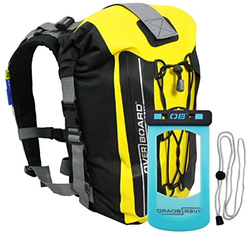 Overboard Premium Wasserdichter Rucksack | 20/30 Liter Auftriebskörper | 100% wasserdichter Dry Bag Rolltop Rucksack | mit 2-Wege-Falz-Dichtungssystem