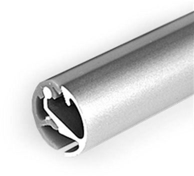 Posterschiene, Plakatschiene, Alu 59,4 cm, silber matt, 1 Paar