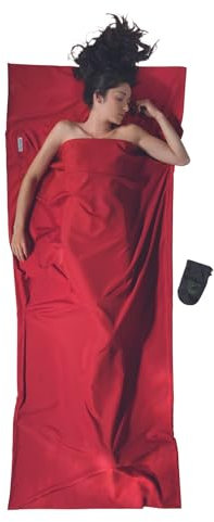 Cocoon Inlet TravelSheet Mikrofaser rot