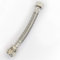15mm x 1/2 BSP Short Flexible Braided Tap & Inlet Valve Connector 150mm