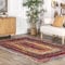 nuLOOM Tammara Handgeflochtener Teppich, 183 x 122 cm, mehrfarbig