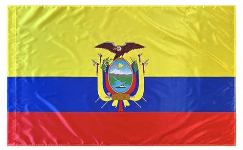 Durabol Bandera Ecuador 150 x 90 cm Satén