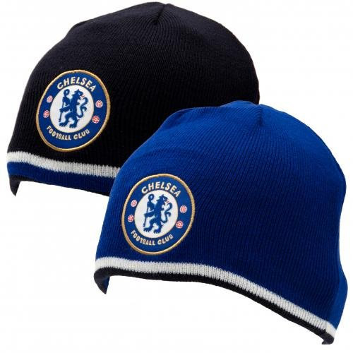 Chelsea F.C. Reversible Strickmütze Official Merchandise