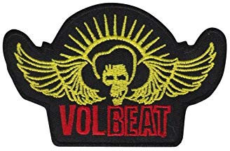 Volbeat Vol Beat Fly Aufnäher Besticktes Patch zum Aufbügeln Applique