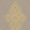 Barock Tapete in Taupe | Elegante Textiltapete mit Gold Glitzer Ornament | Neobarock Vliestapete ideal für Schlafzimmer und Wohnzimmer