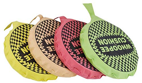 XIANLIAN Cojín para pedos, cojín Whoopee, autoinflable, juguete para niños y adultos, Whoopie hace gas más bola hinchable 327-1p, plástico no tóxico, para broma (color al azar)