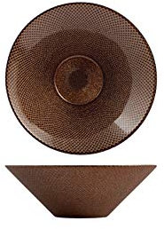 H&H Glam Bronze Set 8 Coppette, Vetro, 8.5Cm