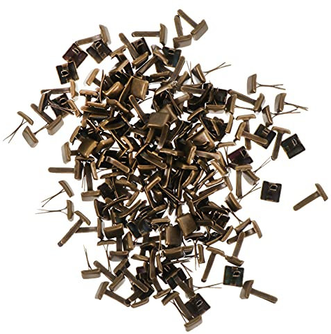 EXCEART Quadratische Ziernieten 300Pcs Mini Brads Kleine Metall Papier Befestigungen Pastell Brads für Kunst Crafting Schule Projekt Dekorative Scrapbooking