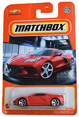 Matchbox 2020 Corvette C8, [rot] 40/100 Metallteile
