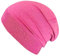 Wollhuhn ÖKO Leichte Mädchen/Jungen Beanie-Mütze Bündchen Elastisch Übergangszeit/Sommer Kinder-Mütze Baumwolle (Öko-Stoffe, Bio) 22222235 (Uni Beere Meliert, M)