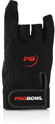 EMAX | Pro Bowl – React Glove | Bowling Handschuh – Schützt Hände Finger | Damen Herren Kids Erwachsene | Bietet zusätzliche Greifkraft | Linkshand | L