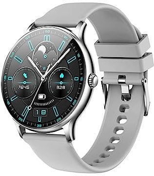 Trevi T-FIT 230 CALL Orologio Smart con Funzione Chiamata Bluetooth, Controllo Allenamento Fisico e Stato Benessere, Monitoraggio del Sonno, Grande Display Full Touch, Silver