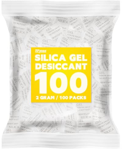 100 Packets 2 Gram Silica Gel Desiccant Absorber Dehumidifiers