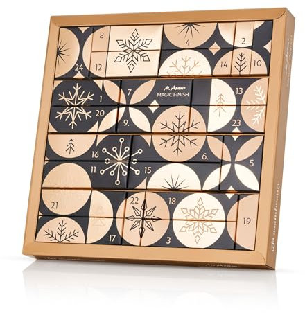 M. Asam MAGIC FINISH Adventskalender 2023 – Vorfreude auf Weihnachten mit 24 Beauty-Momenten im Wert von 158€, Weihnachtskalender mit Make-up Produkten wie Foundations, Eyeshadows & vieles mehr