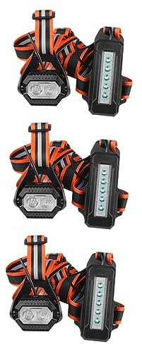 Toddmomy 3 Sätze Laufende Lichter Sportzubehör Led-fahrlicht Brustlicht Im Freien Sport Brust Licht Lauflicht wasserdichte Lauflampe Laufende Vorräte Brustlampe USB Abs Reitlicht