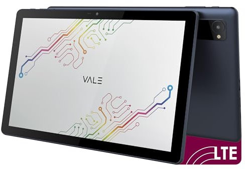 VALE V10E-LTE-464 Tablet mit LTE | 10,1 HD IPS Display | Octa-Core Prozessor | 4 GB RAM | 64 GB eMMC | 5 MP Kamera | Android 13 (LTE)