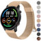 Wanme Armband für Xiaomi Mi Watch/Xiaomi Watch S1/Xiaomi Watch S1 Active/Xiaomi Mi Watch Color Sport, 22mm Metall Armbänder Edelstahl Mesh Uhrenarmband Magnet Verstellbares Ersatzarmband, Roségold