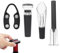 PEUTIER 4pcs Wine Opener Sets, Air Pressure Wine Corkscrew Easy Cork Remover Portable Wine Bottle Opener Pump Needle with Wine Pourer Foil Cutter Bottle Stopper for Home Bar Party Wine Lovers Gift