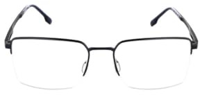 Rodenstock Brille mit Sehstärke für Herren optional mit Sonnenbrillentönung oder Blaulichtfilter, Quadratisch, gefertigt aus Titan (inklusive Brillenetui)