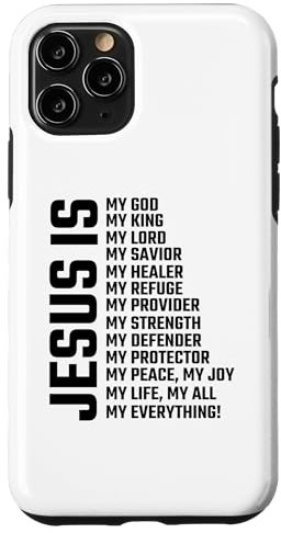 iPhone 11 Pro Jesus is my - Jesus Day Christian Christmas Christ Jesus Case