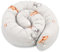Totsy Baby Seitenschläferkissen Bettschlange Body Pillow 400 cm Baumwolle - Kopfkissen lang Bettrolle Schlafkissen Nackenrolle Kissen Teddybären