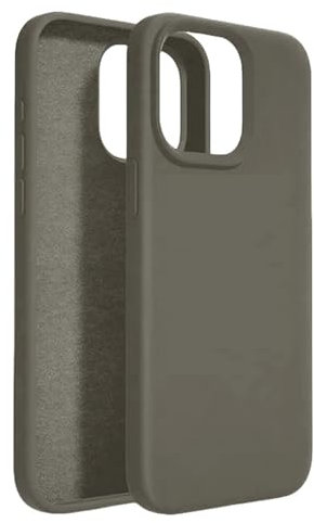 LVVLBBT Liquid Silicone Shockproof Case For iPhone 16 15 14 12 11 13 Pro Max Soft Back Cover 16 14 15 Plus Phone,clay,For iPhone 15