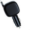 Besttoolifes Chargeur de voiture rapide pour lecteur MP3 PD 84 W avec 2 câbles rétractables, double ports USB, affichage numérique pour iPhone, Samsung, téléphones Android, tablettes, GPS