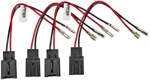 Audioproject A174-20 Lot de 4 adaptateurs d'autoradio pour haut-parleurs Compatible avec Peugeot Citroen Fiat Lancia Alfa Romeo