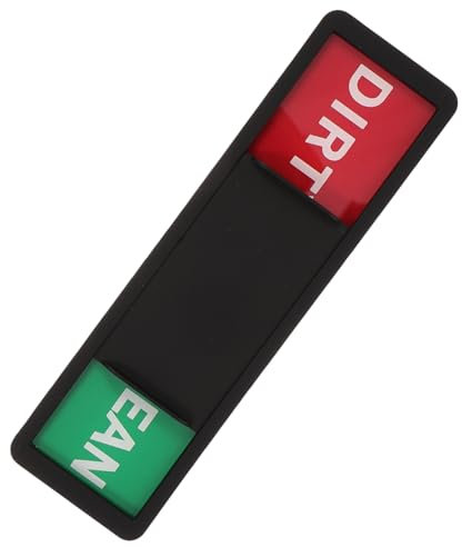 OUNONA Spülmaschinen-Magnet Doppelseitig Lesbar Aus Abs Acryl Robust Verformungsbeständig Modernes Design Leicht Verschiebbar Saubere Oder Schmutzige Geschirranzeige Für Küchenorganisatio