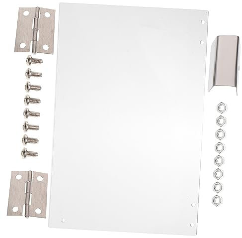 Healifty Popcorn Machine Replacement Door Panel Clear Thicken PVC Baffle for Household Popcorn Maker Lightweight and Wear Resistant Compatible with Commercial Models Easy to Install and